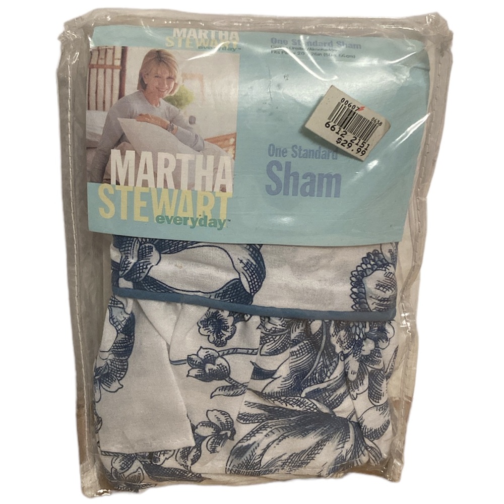 BNIB Martha Stewart Sham Pillow Case